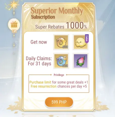 Kartu Bulanan Superior