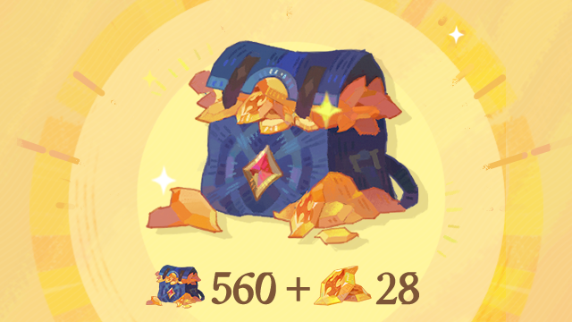 560+28 Dragon Crystals